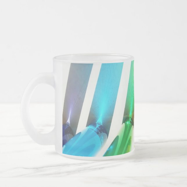 Colourful Rainbow Light Refraction Mug (Left)