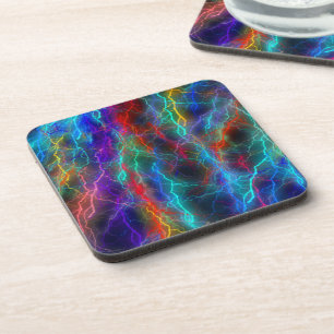 Colourful Rainbow Lightning Storm Coaster