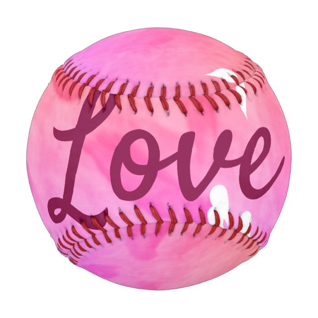 Colourful rainbow love pride lgbtq gay pattern tex baseball (Front)