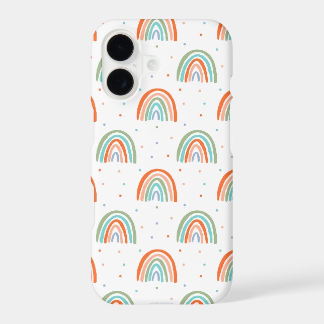Colourful Rainbow Polka Dot Pattern Samsung Galaxy S21 Case (Back)