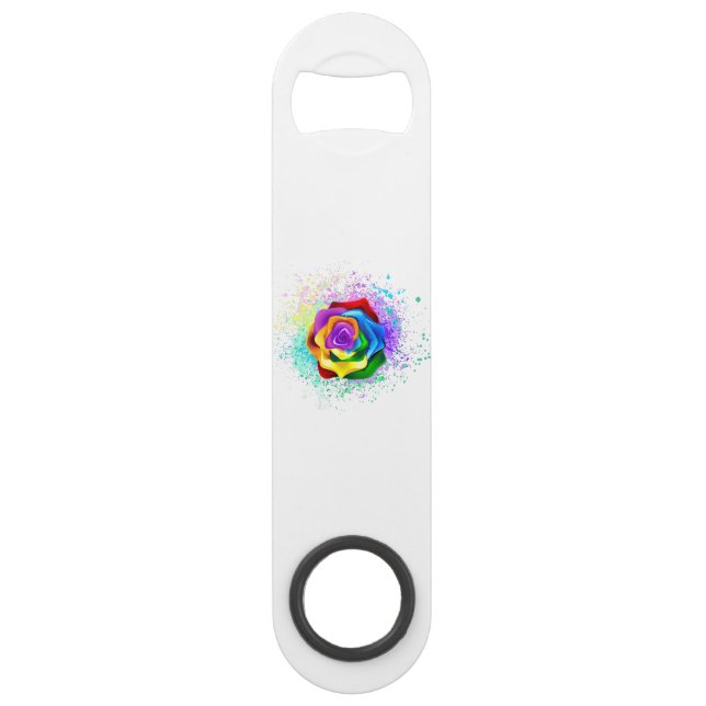 Colourful Rainbow Rose (Front)