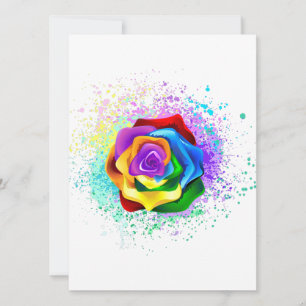 Colourful Rainbow Rose