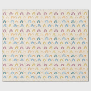 Colourful Rainbow Seamless Pattern Wrapping Paper