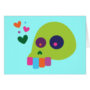 Colourful Rainbow Skull