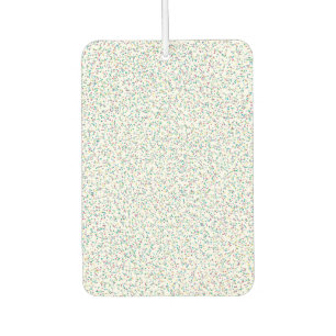 Colourful Rainbow Speckled Dots Car Air Freshener