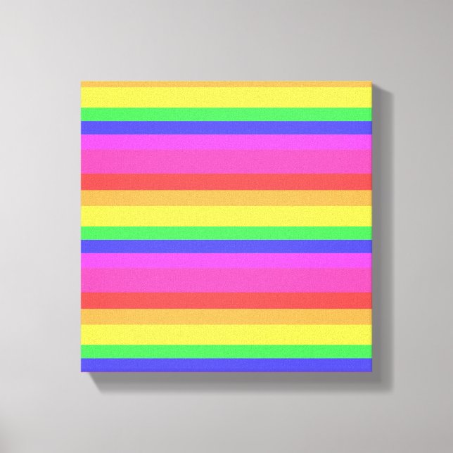 Colourful Rainbow Spectrum  Canvas Print (Front)