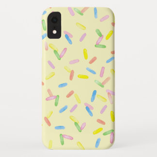 Colourful rainbow sprinkles watercolor Case-Mate iPhone case