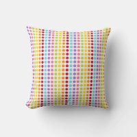 Colourful Rainbow Swirl Dot Pattern Decor