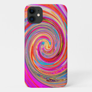 Colourful Rainbow Swirl Retro Abstract Design Case-Mate iPhone Case