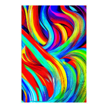 Colourful Rainbow Swirls 1108