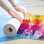 Colourful Rainbow Tie Dye Custom Name Best Friend Yoga Mat<br><div class="desc">Colourful Rainbow Tie Dye Custom Name Yoga Mat you can easily add a name to make a unique one of a kind gift for your best friend or the rest of the family before heading off to your next tropical destination</div>