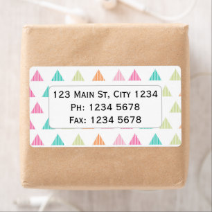 Colourful rainbow triangle modern graphic design b