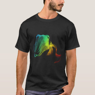 Colourful Rainbow Vintage Shirt Cute Cuttlefish Lo