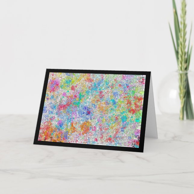 Colourful Ramblings the card (Front)