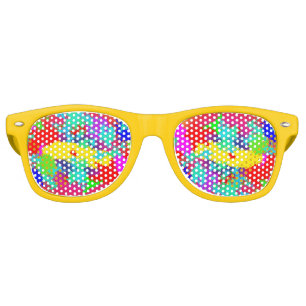 Colourful Random Trippy Pattern Party Shades