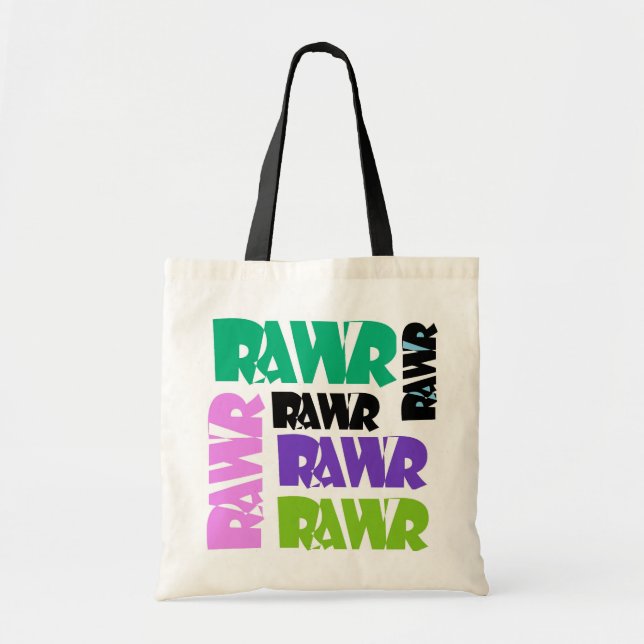 Colourful Rawr Bag (Front)