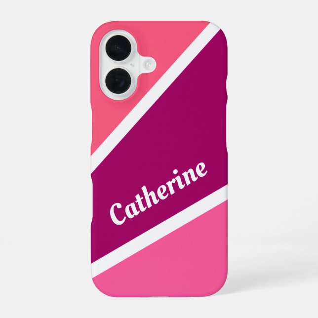 Colourful Rays custom name phone cases (Back)