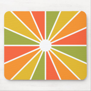 Colourful Rays mousepad, customisable Mouse Pad
