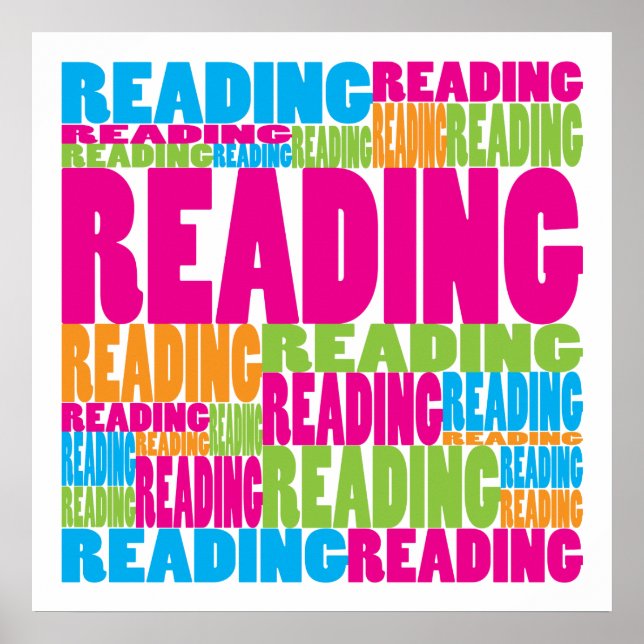 Colourful Reading Poster (Front)