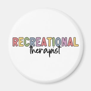 Colourful Recreational Therapist Magnet
