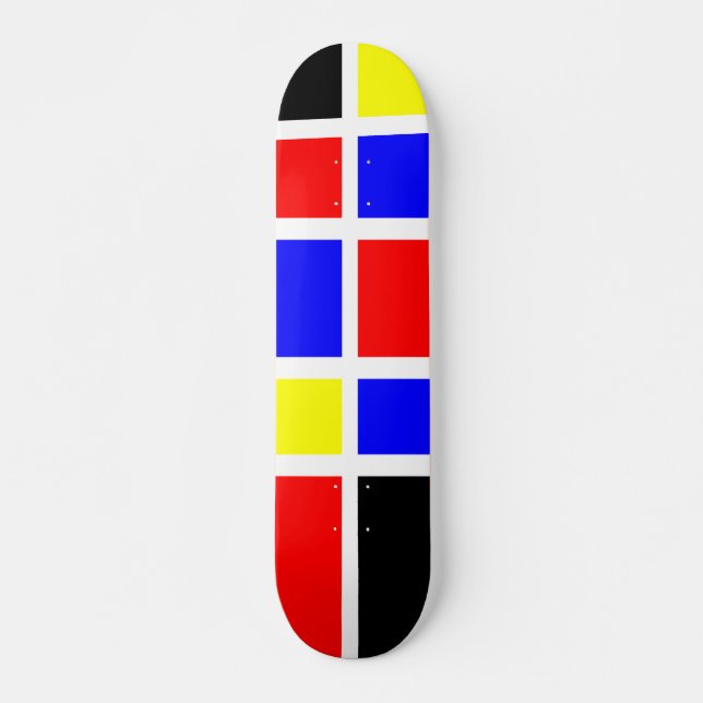 Colourful Rectangles 06 - Old School Skateboard (Front)