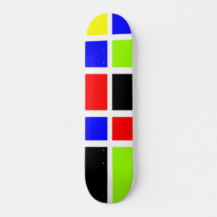 Colourful Rectangles 07 - Old School Skateboard