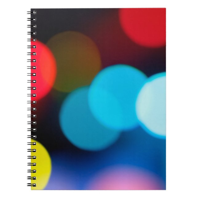 colourful (red sky artic an yellow colour) blurred notebook (Front)