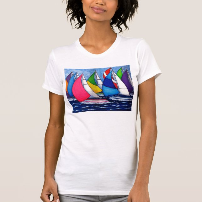 Colourful Regatta Women's T-shirt (Front)