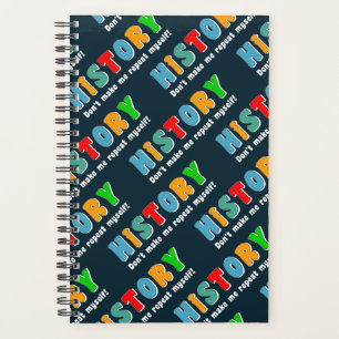 Colourful Repeat History Planner