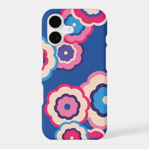 Colourful Retro 60's Floral pattern