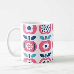 Colourful Retro Apple Seamless Pattern Coffee Mug