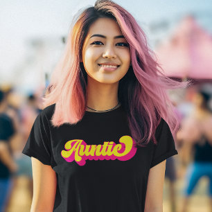 Colourful Retro Auntie  T-Shirt