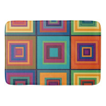 Colourful Retro Block Design
