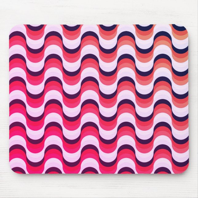 Colourful Retro Fifties Abstract #2 Mouse Pad (Front)