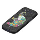 Colourful Retro Flower Elephant Design