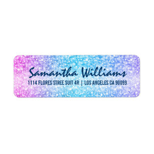 Colourful Retro Glitter And Sparkles