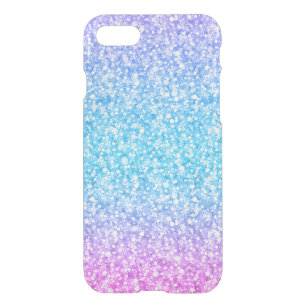 Colourful Retro Glitter And Sparkles iPhone SE/8/7 Case