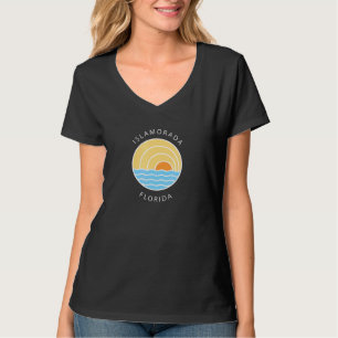 Colourful Retro Islamorada Florida Keys Ocean Suns T-Shirt