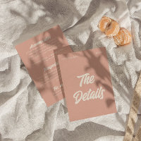 colourful Retro Minimal Fun Modern Wedding Detail