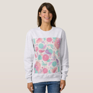 Colourful Retro Pastel Aesthetic Hoodie