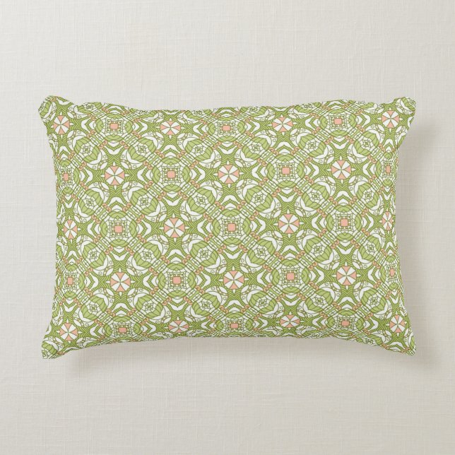 Colourful retro pattern background 2 decorative cushion (Front)