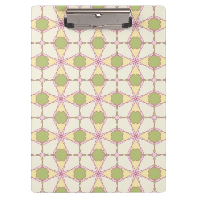 Colourful retro pattern background 3 clipboard (Front)