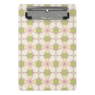 Colourful retro pattern background 3 mini clipboard
