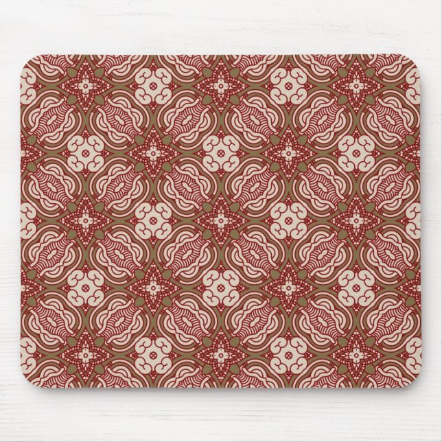 Colourful retro pattern background 4 mouse pad (Front)