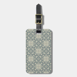 Colourful retro pattern background 5 luggage tag