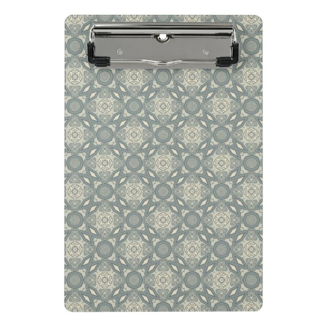 Colourful retro pattern background 5 mini clipboard (Front)