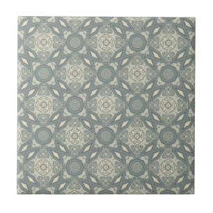 Colourful retro pattern background 5 tile
