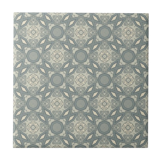 Colourful retro pattern background 5 tile (Front)