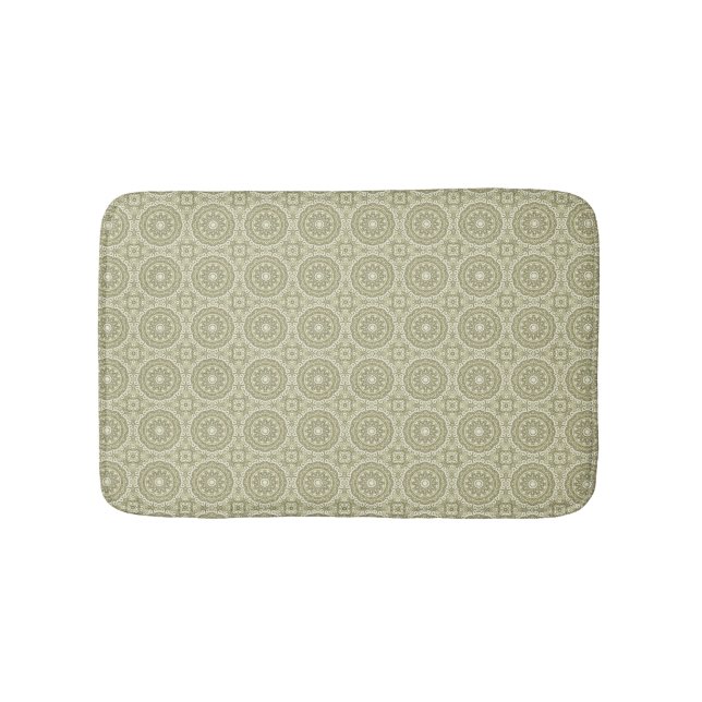 Colourful retro pattern background 6 bath mat (Front)