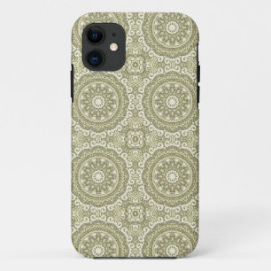 Colourful retro pattern background 6 iPhone 11 case